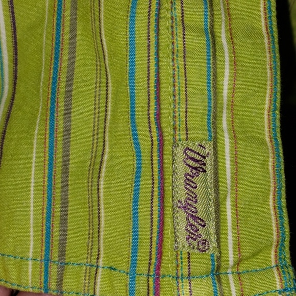 Wrangler Green striped embroidery western top - Picture 8 of 8
